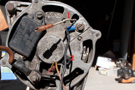 Help with alternator wiring