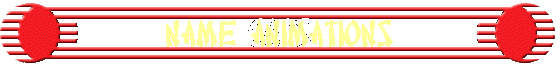 NAME ANIMATIONS